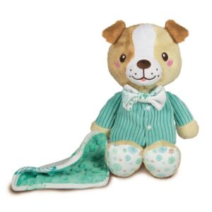 Clementoni Baby plüss kutyus szundikendővel – díszdobozban
